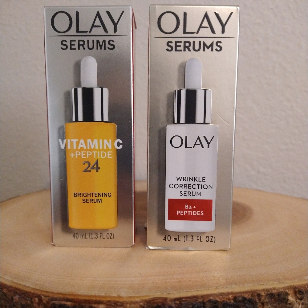 2 Olay Vitamin C+Peptide24 / Olay Wrinkle Correction Serum